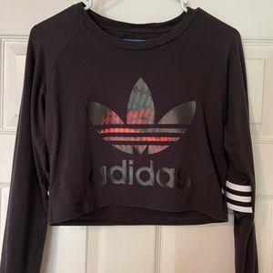Adidas workout cropped Long sleeve!